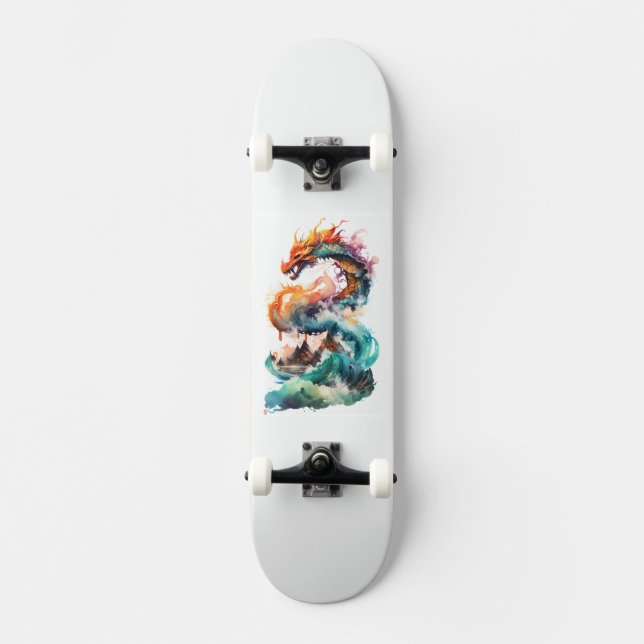 Dragon Mini Skateboard Bräda 18,5 Cm (Framsida)