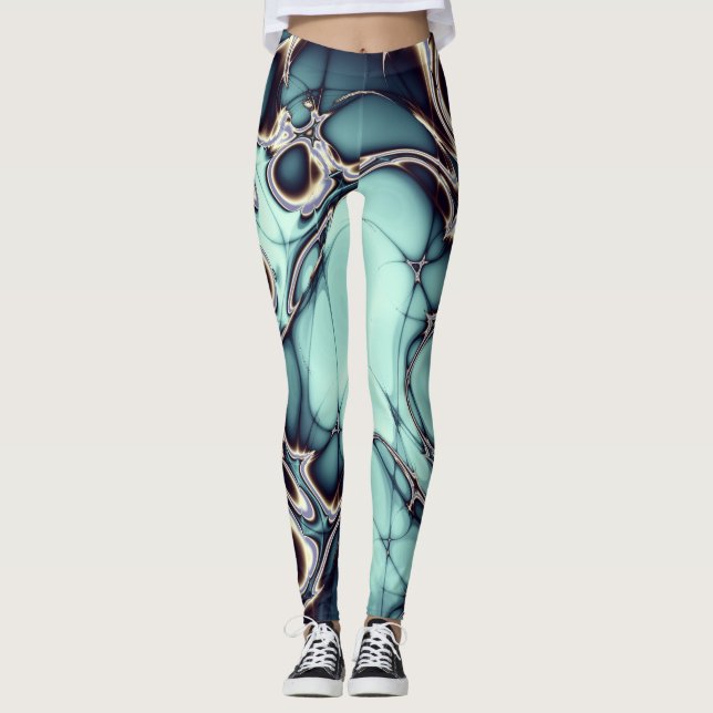 Dragon Mist Forest Fantasy Leggings (Framsida)