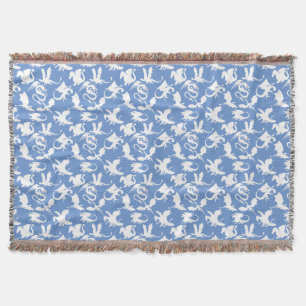 Dragon mönster 1.bx4 Blue BG Filt