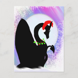 Dragon Moon Holiday (Färgrik dis) Helg Vykort