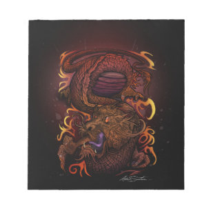 Dragon (Namnteckning design) Anteckningsblock