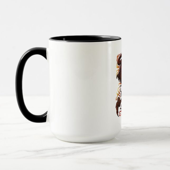 Dragon (Namnteckning design) Mugg (Vänster)