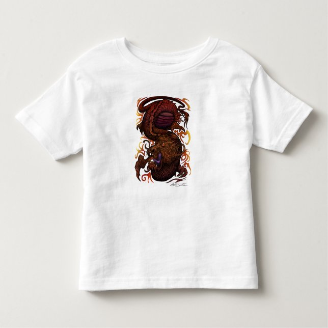 Dragon (Namnteckning design) Tee (Framsida)