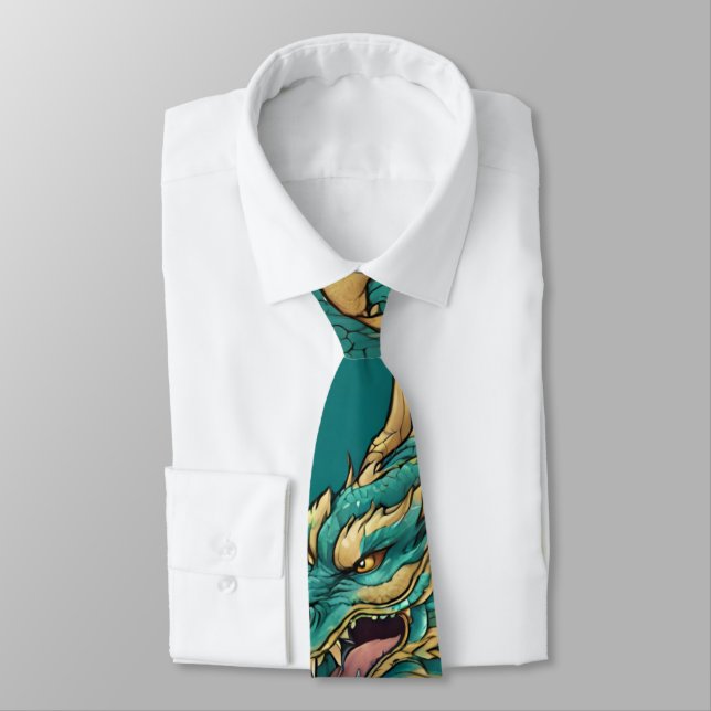 Dragon Necktie Slips (Bunden)