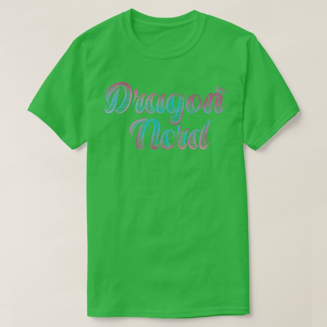 Dragon Nerd T Shirt (Design framsida)
