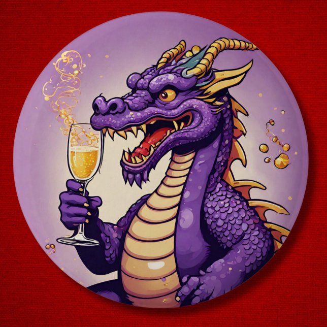 Dragon New Year Chinese Lunar zodiac Sign 2024 Knapp (Skapare uppladdad)
