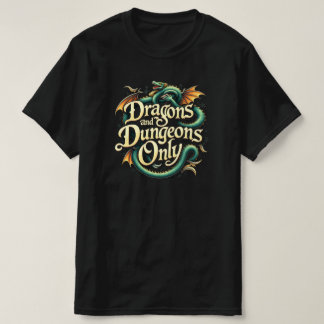 DRAGON OCH DUNGEON ENDAST T-Shirt