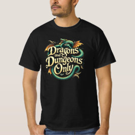 DRAGON OCH DUNGEON ENDAST T-Shirt