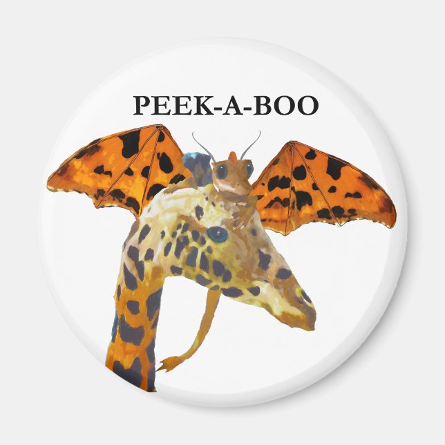 Dragon och Giraffe Magnet (Framsidan)