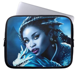 Dragon och Hans Queen- Electronics Bag Laptop Fodral