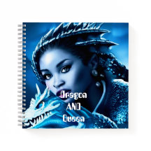 Dragon och Hans Queen-Spiral Notebook