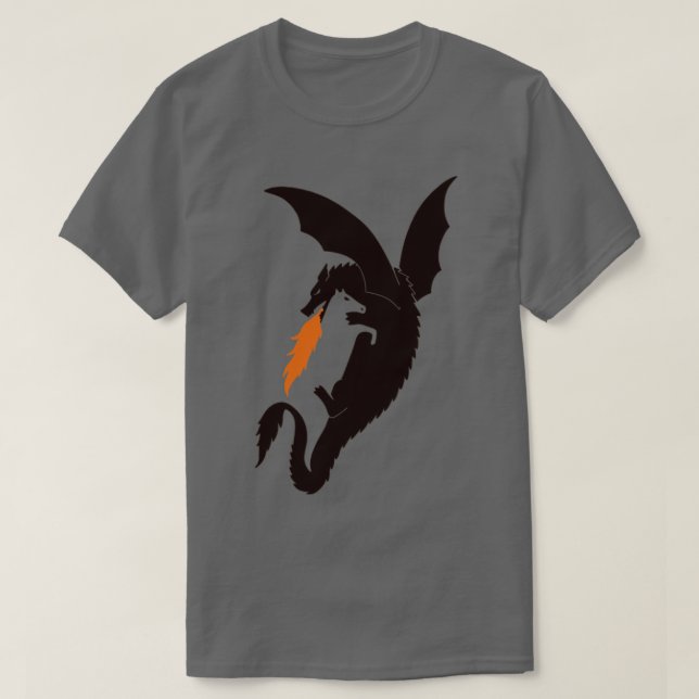 Dragon och häst t shirt (Design framsida)