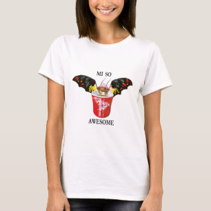 Dragon och Kinesiska Kopp T Shirt