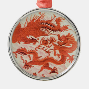 Dragon och Phoenix Ornament
