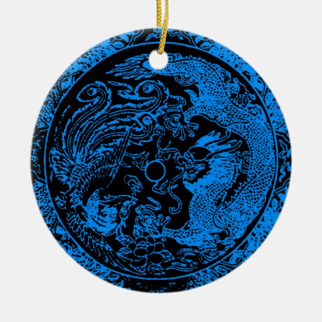 Dragon och Phoenix Ornament (Framsidan)