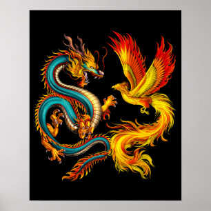 Dragon och Phoenix Poster