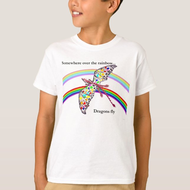 Dragon och Rainbow Tee (Framsida)