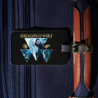 Dragon och Vargen Daenerys & Jon Graphic Bagagebricka