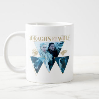 Dragon och Vargen Daenerys & Jon Graphic Jumbo Mugg