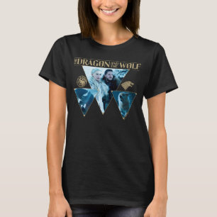 Dragon och Vargen Daenerys & Jon Graphic T Shirt