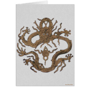 Dragon of Beijing Card Hälsningskort