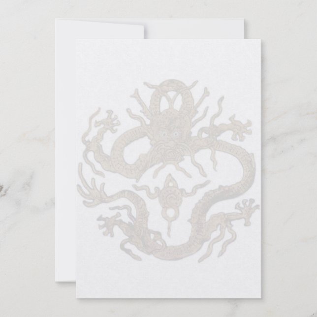 Dragon of Peking-inbjudan Inbjudningar (Framsida)