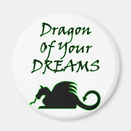 Dragon of your Dreams (Black) Magnet