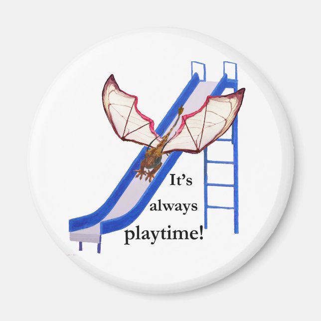 Dragon on Slide Magnet (Framsidan)