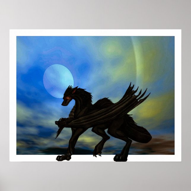 Dragon on the Prowl Poster (Framsidan)