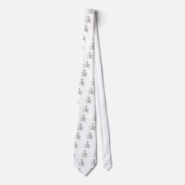 Dragon Origami Stil Tie Slips (Framsida)