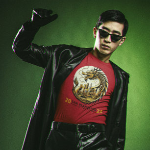 Dragon Over San Francisco - kinesiska nyåret 2024 T Shirt