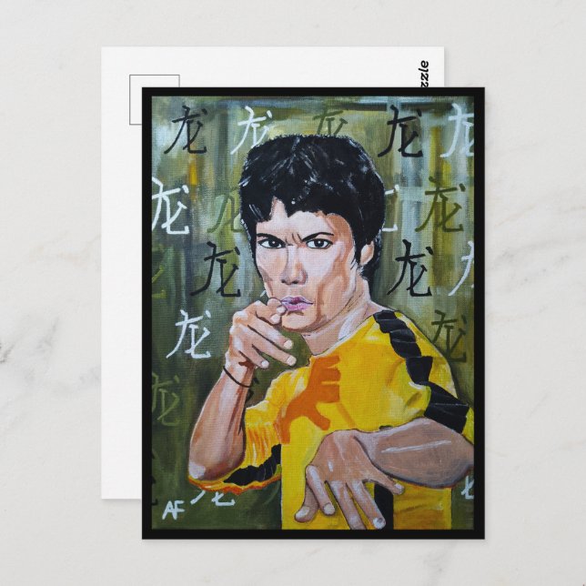 Dragon Painting by Alfred Fox Collectable Vykort (Fram/baksida)