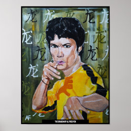 Dragon Painting by Alfred Fox Poster