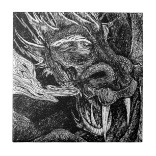Dragon Panel Kakelplatta