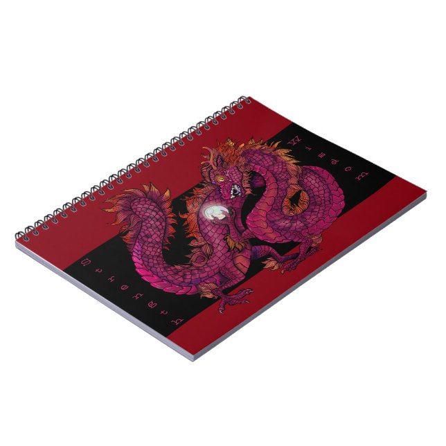 Dragon Pearl Anteckningsbok (Vänstra Sidan)