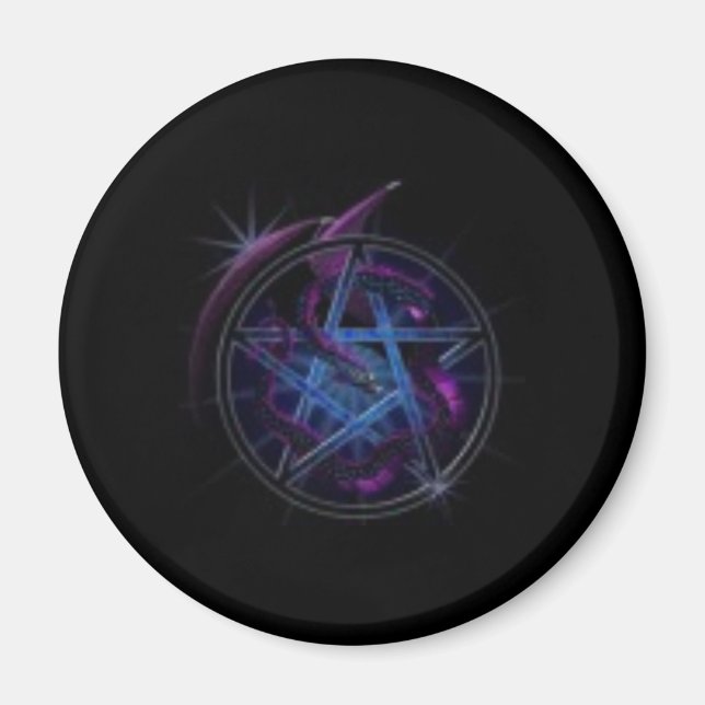 Dragon Pentacle Magnet (Framsidan)