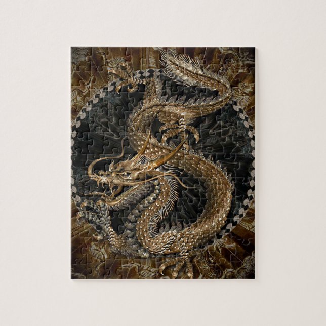 Dragon Pentagram Pussel (Vertikal)
