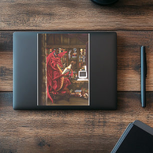 Dragon Podcast Bibliotek Klistermärken