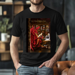 Dragon Podcast Bibliotek T Shirt