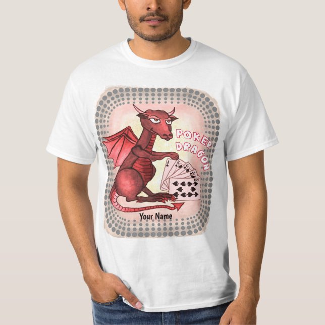 Dragon Poker t-shirt (Framsida)