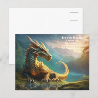 Dragon Postcard Helg Vykort
