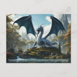 Dragon Postcard Helg Vykort
