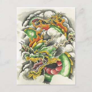 Dragon Postcard Vykort