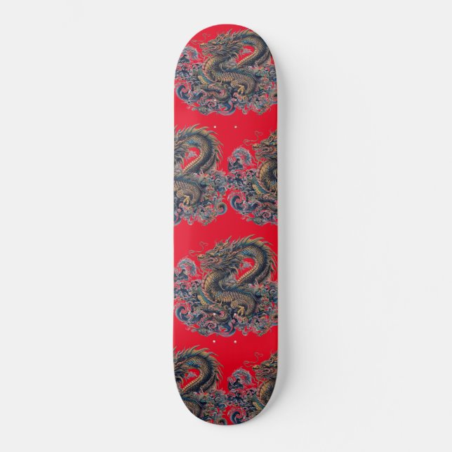 Dragon Pre-Byggt Complete Neon Grönt Skateboard (Framsida)
