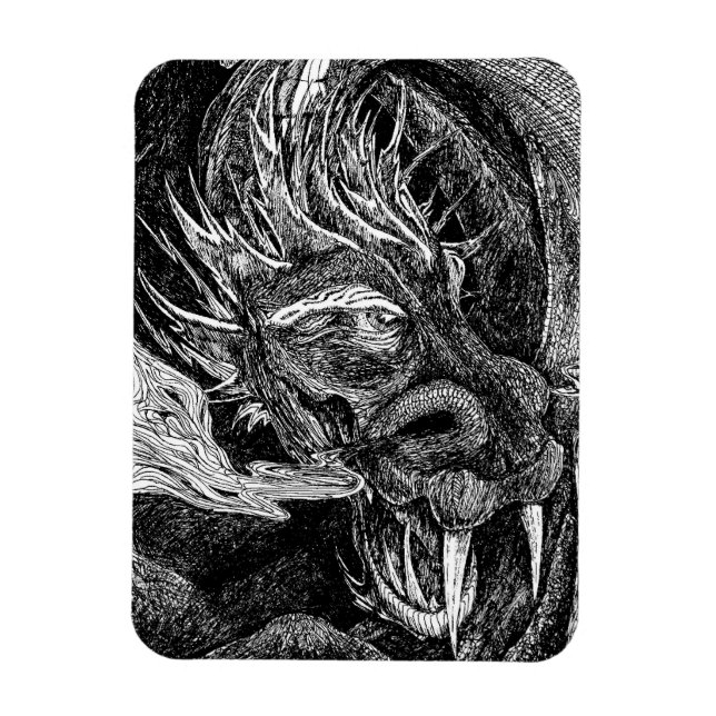Dragon premium magnet (Vertikal)