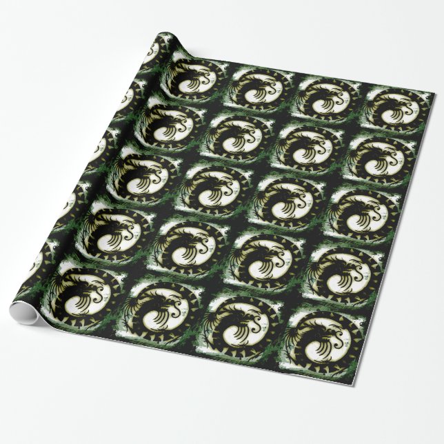 Dragon Presentpapper (Utrullad)
