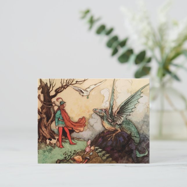 Dragon Prince Postcard Vykort (Stående Fram)