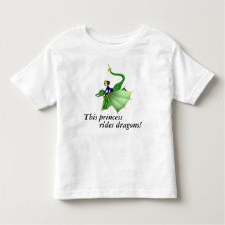 Dragon Princess Småbarn Shirt, med ord, 2T-4T Tröja