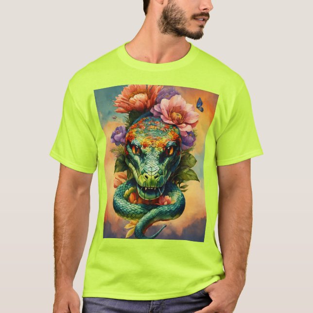 Dragon print T-shirt (Framsida)
