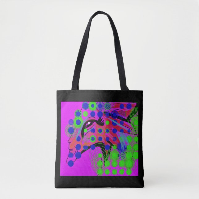 Dragon Prophetess  Tote Bag Tygkasse (Framsida)